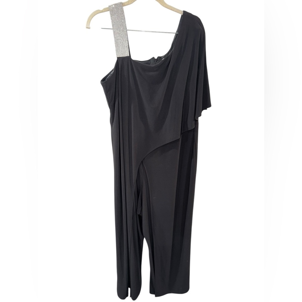 Elegant Black‎ One-Shoulder Formal Jumpsuit